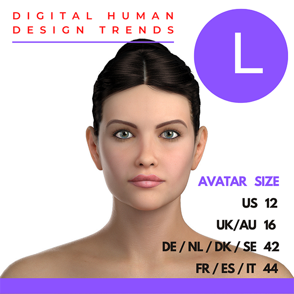Graded Digital Human Size US 12 