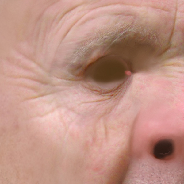 Human Face Texture Diffuse Map Highly Detailed