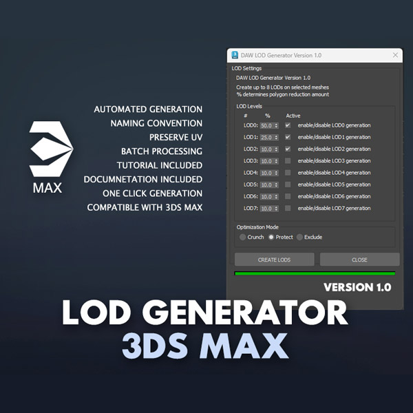 LOD Generator - 3DS Max
