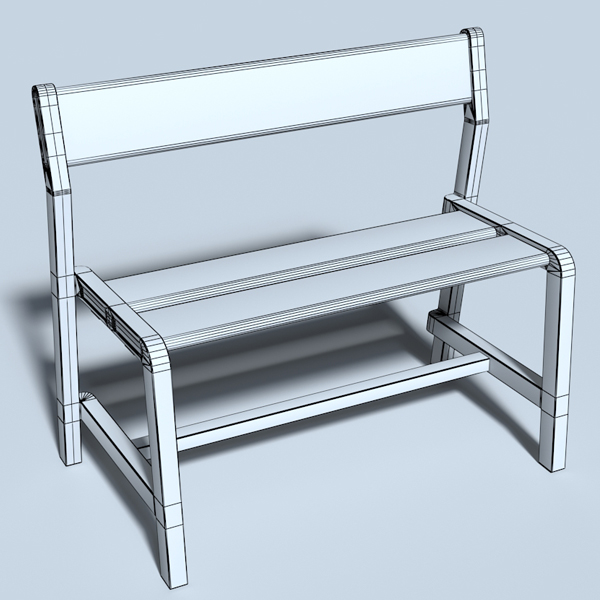 IKEA BENCH Furniture 3D Model
